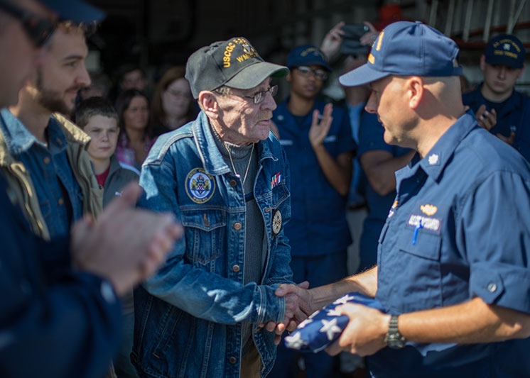 Two men shaking hands. Link to Life Stage Gift Planner Over Age 65 Situations. 